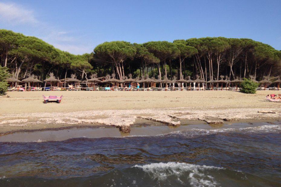 Sandstrand der Maremma, Toskana, Italien