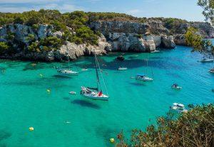 Balearen. Cala Macarella auf Menorca