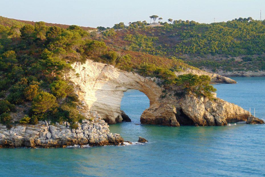 Traumhafte Küste auf Gargano, Apulien