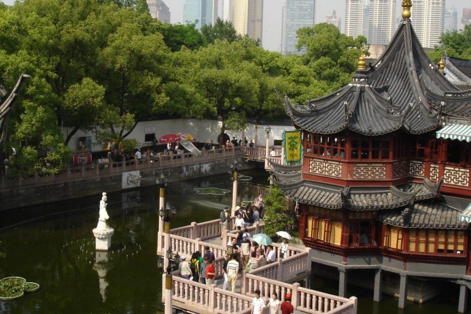 Shanghai - Huxingting-Teehaus im Yu-Garten - Foto China Tours