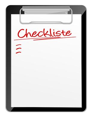 Checkliste