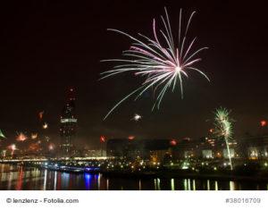 Feuerwerk über Wien