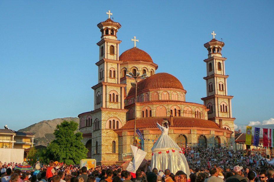 Korça in Albanien