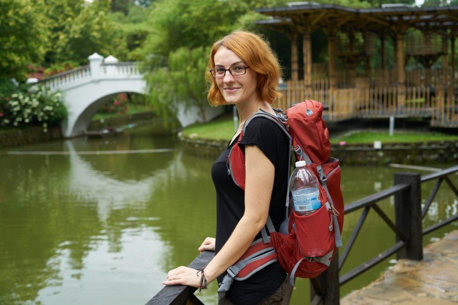 Junge Erwachsene auf Reisen