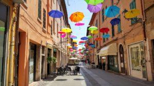 Renaissance-Stadt Ferrara in der Emilia-Romagna