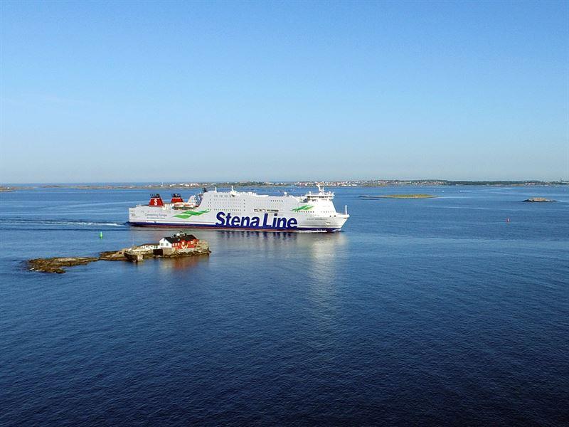 Die Methanolfähre Stena Germanica ist auf der Route Kiel-Göteborg im Einsatz