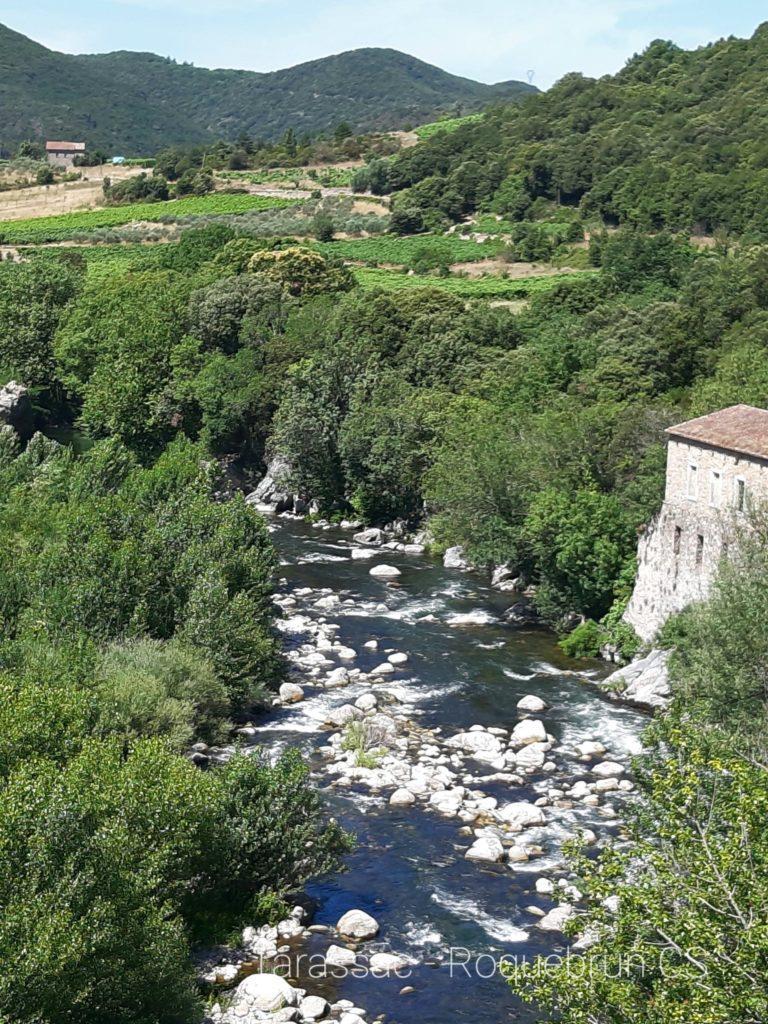 Von Tarassac nach Roquebrun auf dem Orb