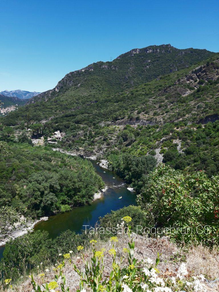 Von Tarassac nach Roquebrun auf dem Orb