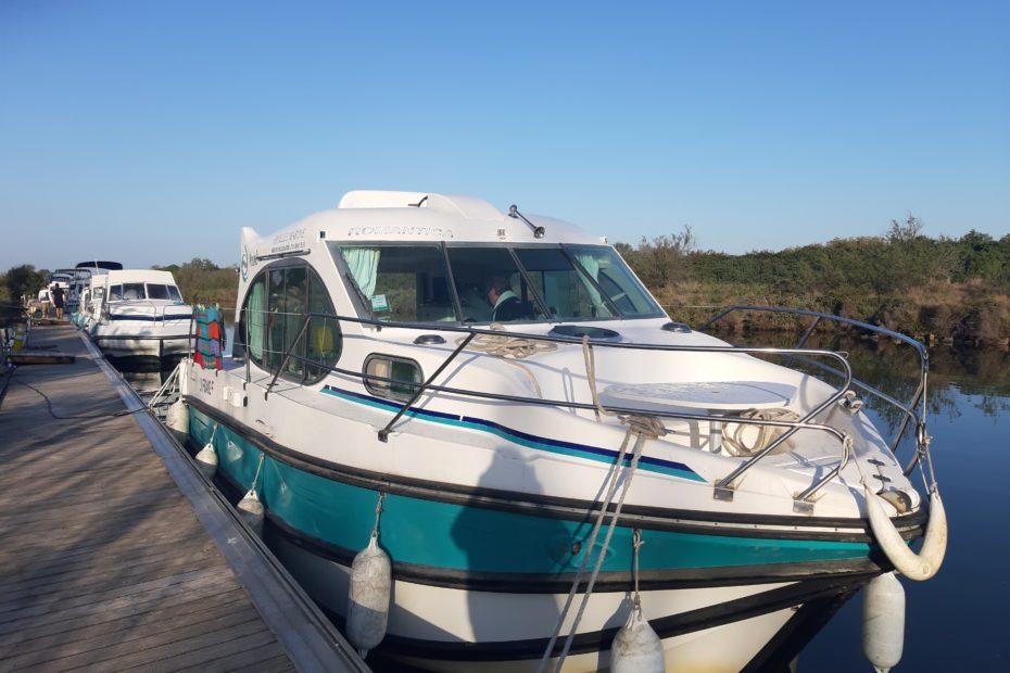 Das Hausboot der Tour: eine "Estivale Duo"
