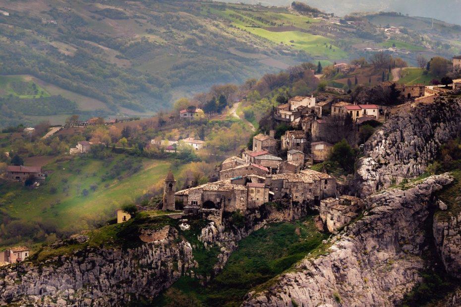 Landschaft in Abruzzen, Italien